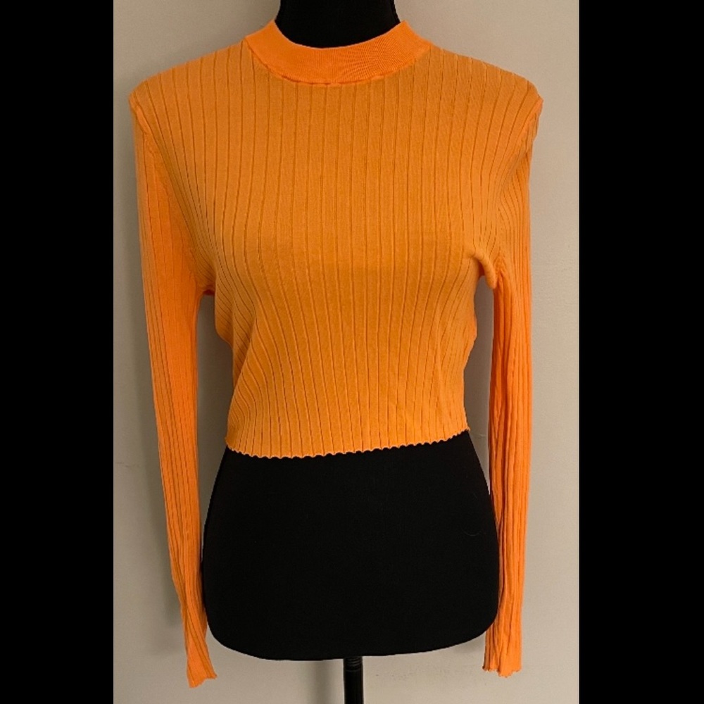 Zara- BASIC EXTRAFINE KNIT SWEATER Size XL